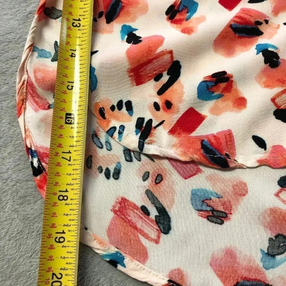 Jak & Rae Sleeveless Button Down Rayon Blouse Size XS - Picture 6 of 7